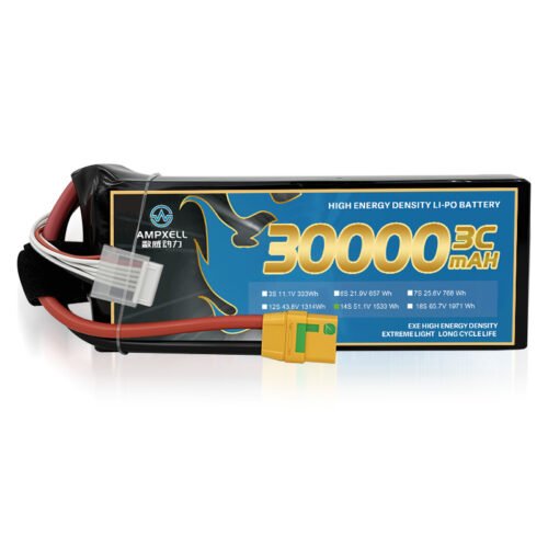 Ampxell Semi Solid State series 30000mAh 51.1V 14S1P Lithium Ion Battery Pack for Drones