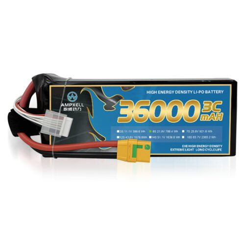 Ampxell Semi Solid State series 36000mAh 21.9V 6S1P Lithium Ion Battery Pack for Drones