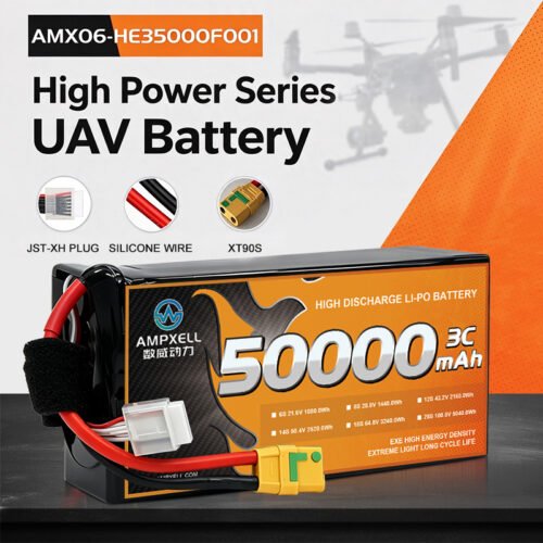 6S1P 21.6V 50000mAh High‑Rate Long‑Cycle Cell for Industrial Inspection and Mapping UAVs